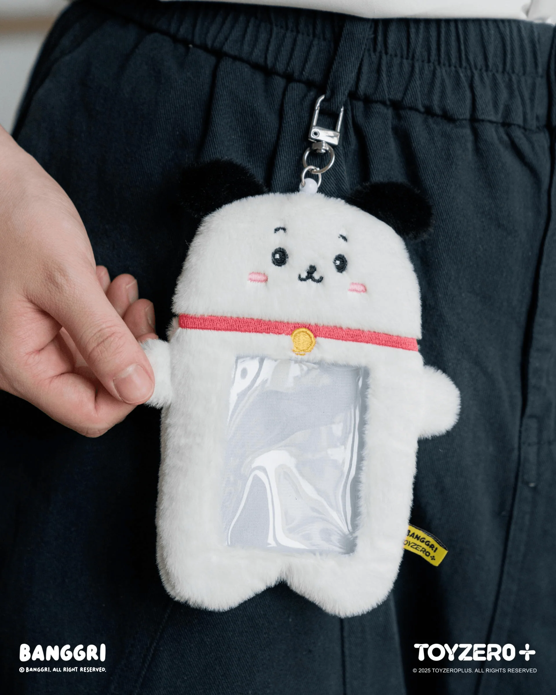 BANGGRI Generic Series - Plush Photocard Case Keychain (Banggri ver.) - Image 3