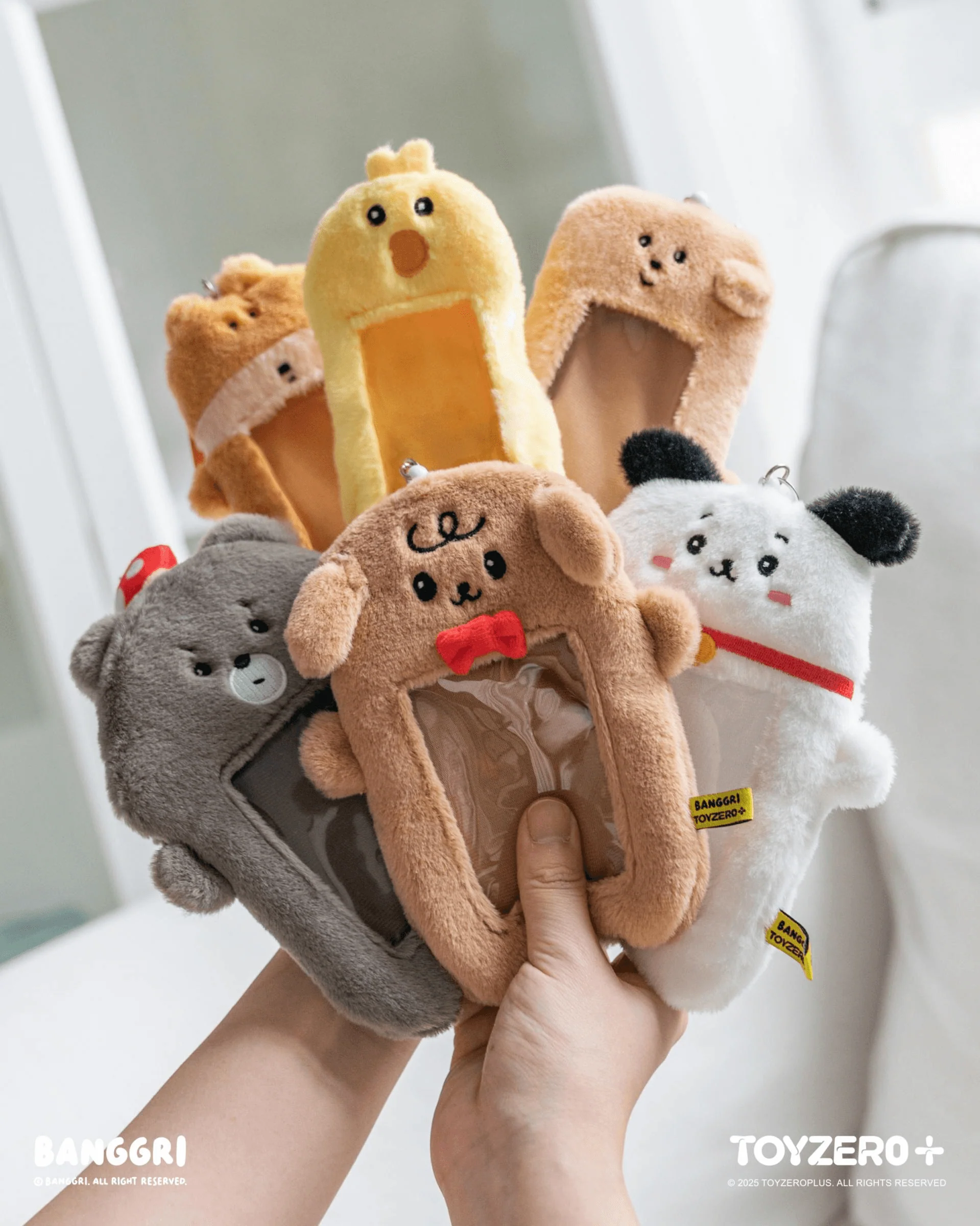 BANGGRI Generic Series - Plush Photocard Case Keychain (Gombang ver.) - Image 2