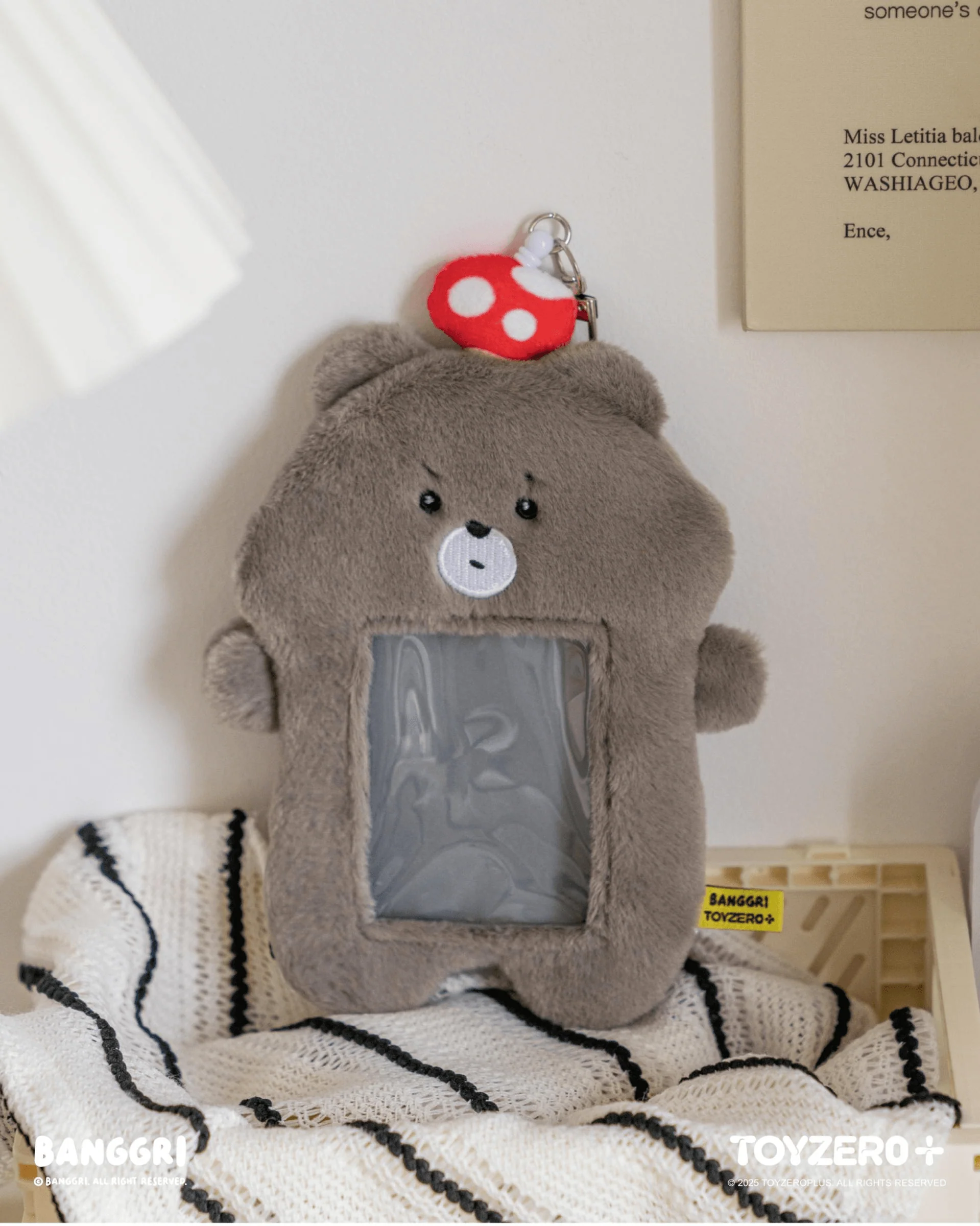 BANGGRI Generic Series - Plush Photocard Case Keychain (Gombang ver.) - Image 3