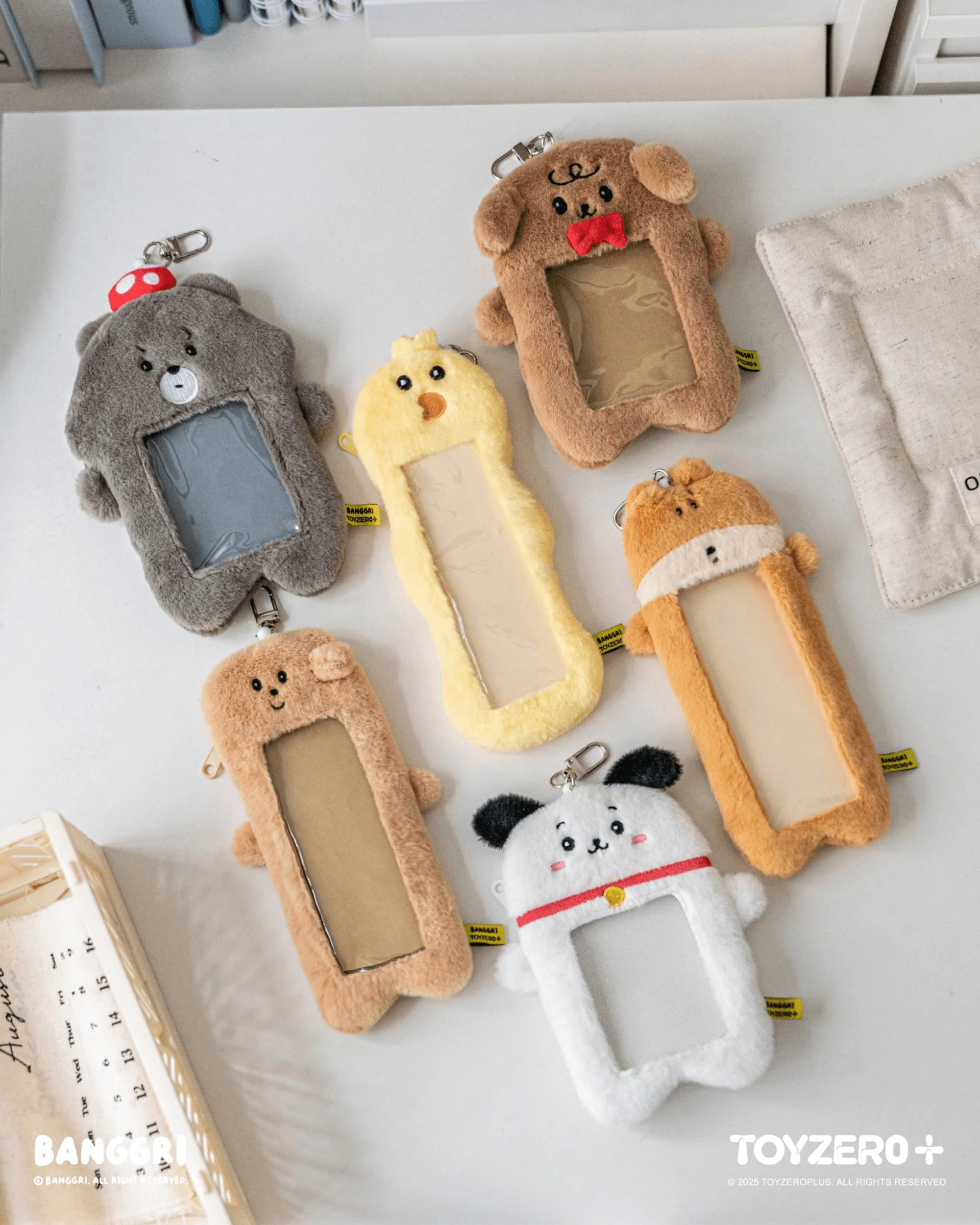 BANGGRI Generic Series - Plush Photocard Case Keychain (Munggu ver.) - Image 3