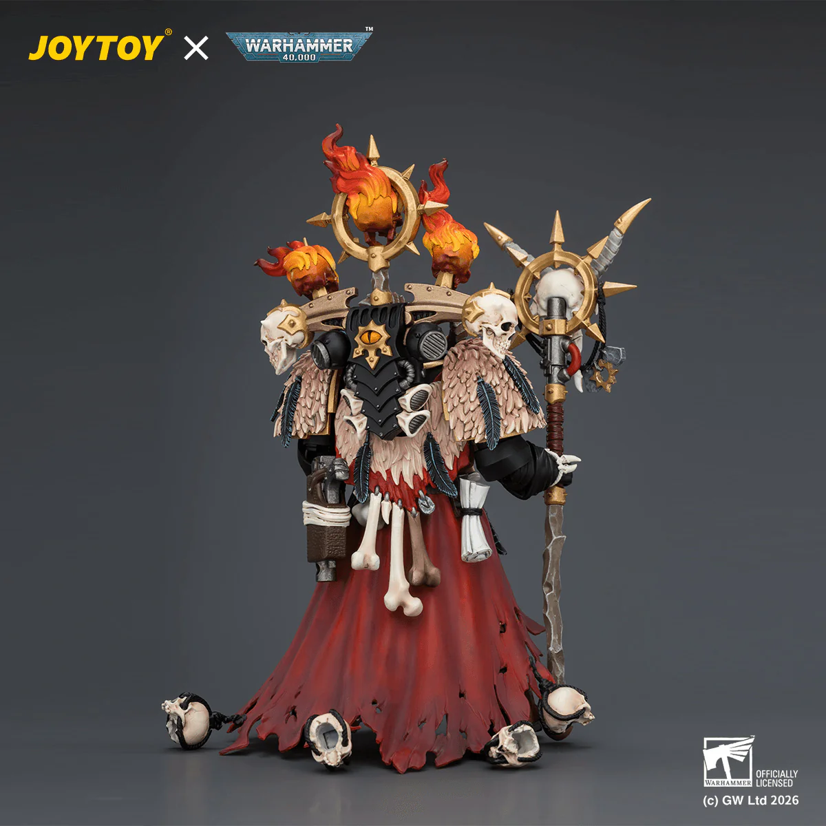 Black Legion Master of Possession with Staff of Possession and Bolt Pistol - Image 2