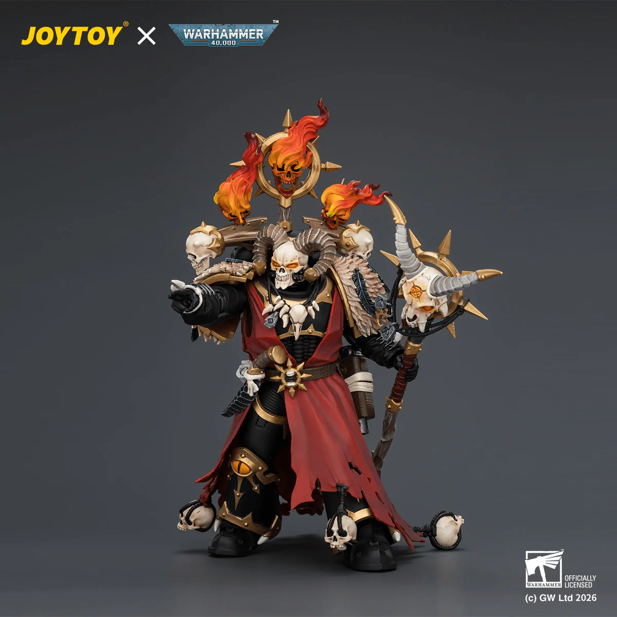 Black Legion Master of Possession with Staff of Possession and Bolt Pistol - Image 3