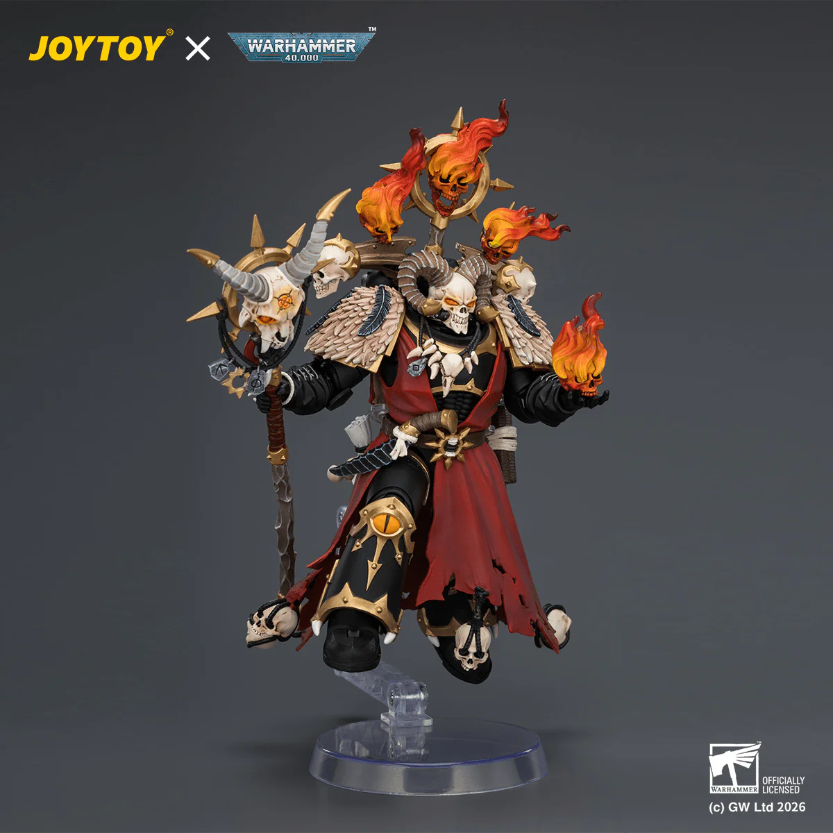 Black Legion Master of Possession with Staff of Possession and Bolt Pistol - Image 4