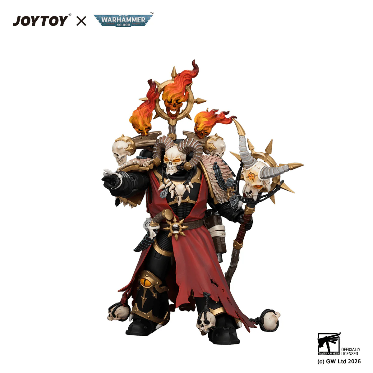 Black Legion Master of Possession with Staff of Possession and Bolt Pistol - Image 8