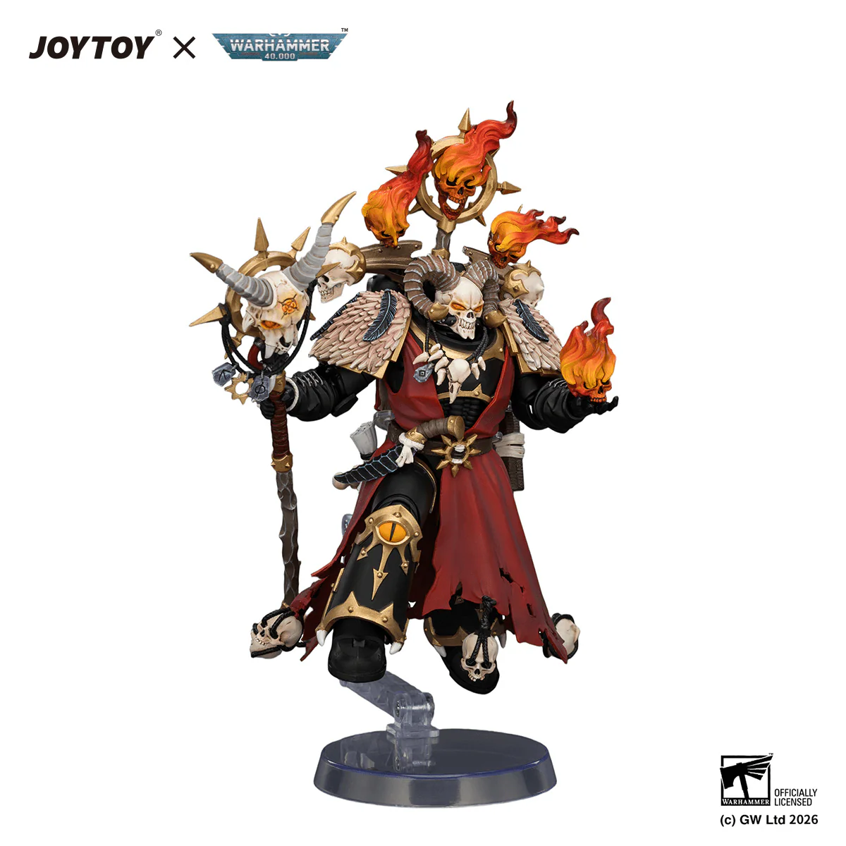 Black Legion Master of Possession with Staff of Possession and Bolt Pistol - Image 9
