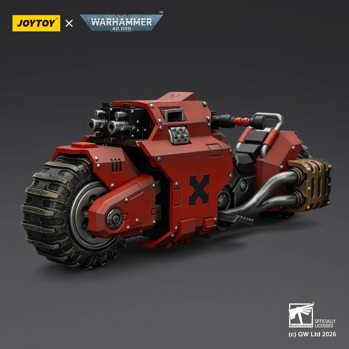 Blood Angels Raider-pattern Combat Bike with twin-linked bolt rifles - Image 2