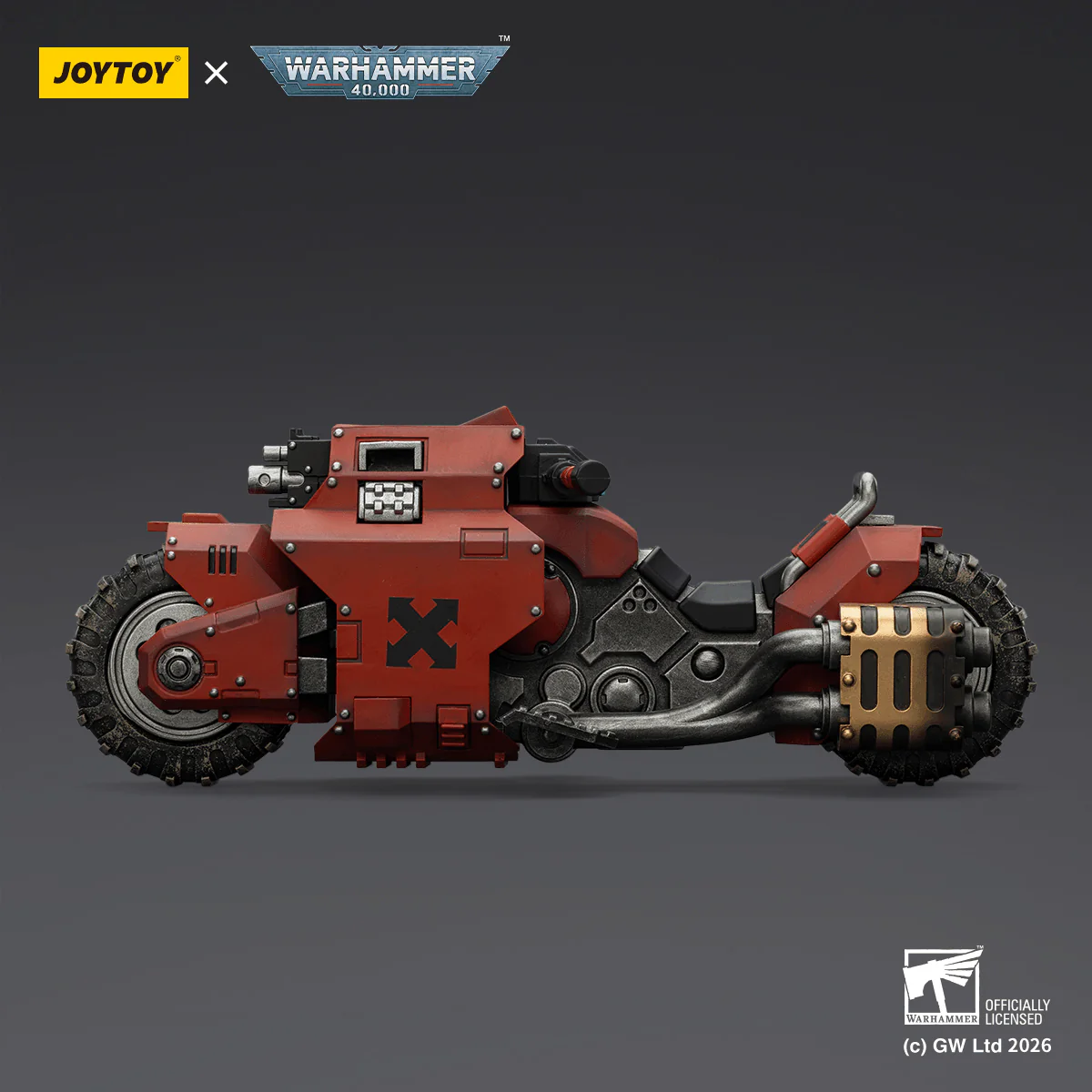Blood Angels Raider-pattern Combat Bike with twin-linked bolt rifles - Image 5