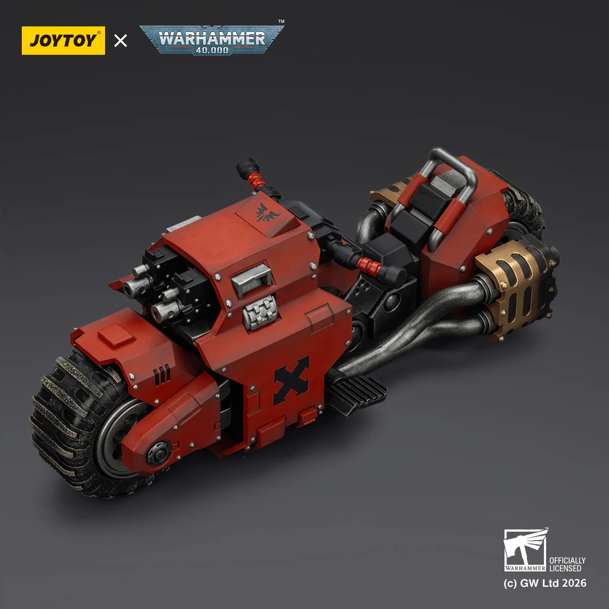Blood Angels Raider-pattern Combat Bike with twin-linked bolt rifles - Image 6
