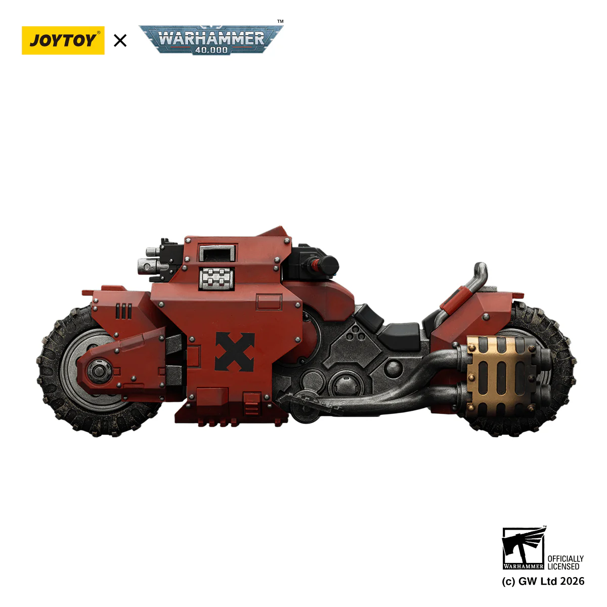Blood Angels Raider-pattern Combat Bike with twin-linked bolt rifles - Image 9