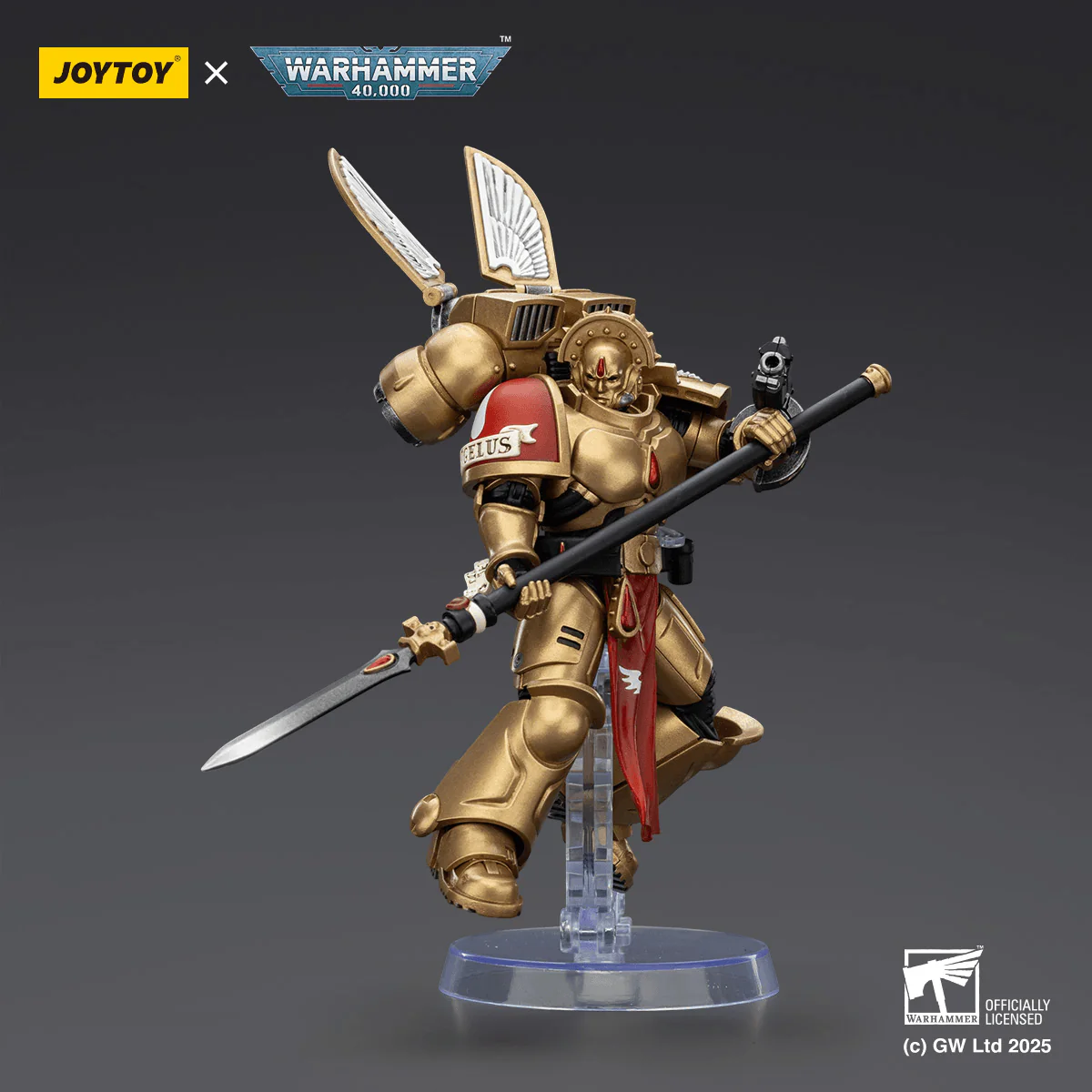 Blood Angels Sanguinary Guard 2 with Angelus Boltgun and Encarmine Spear - Image 11