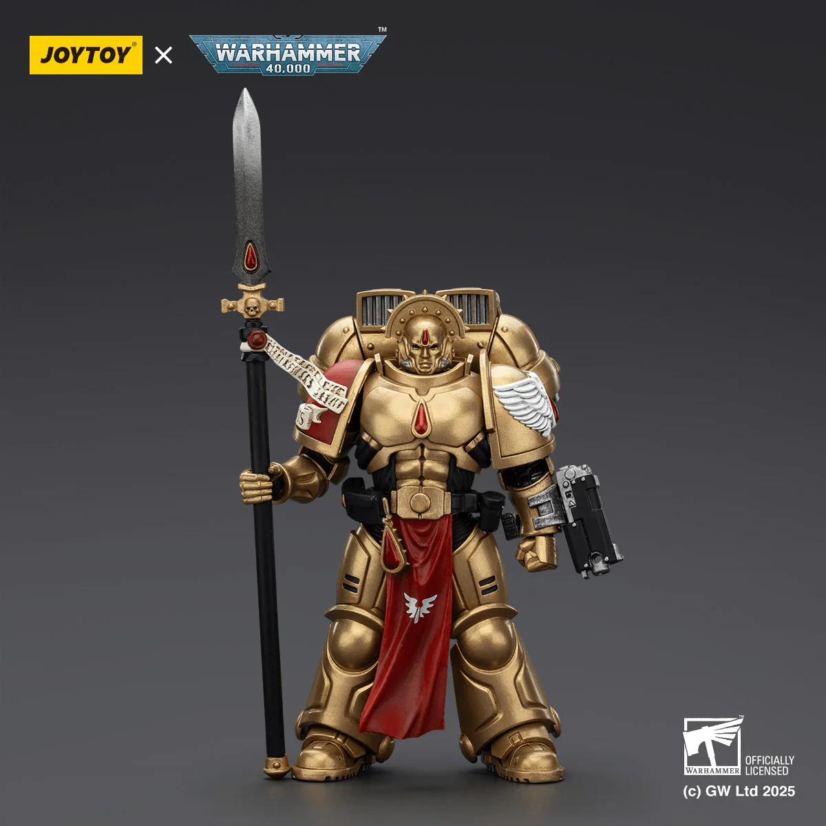 Blood Angels Sanguinary Guard 2 with Angelus Boltgun and Encarmine Spear - Image 8