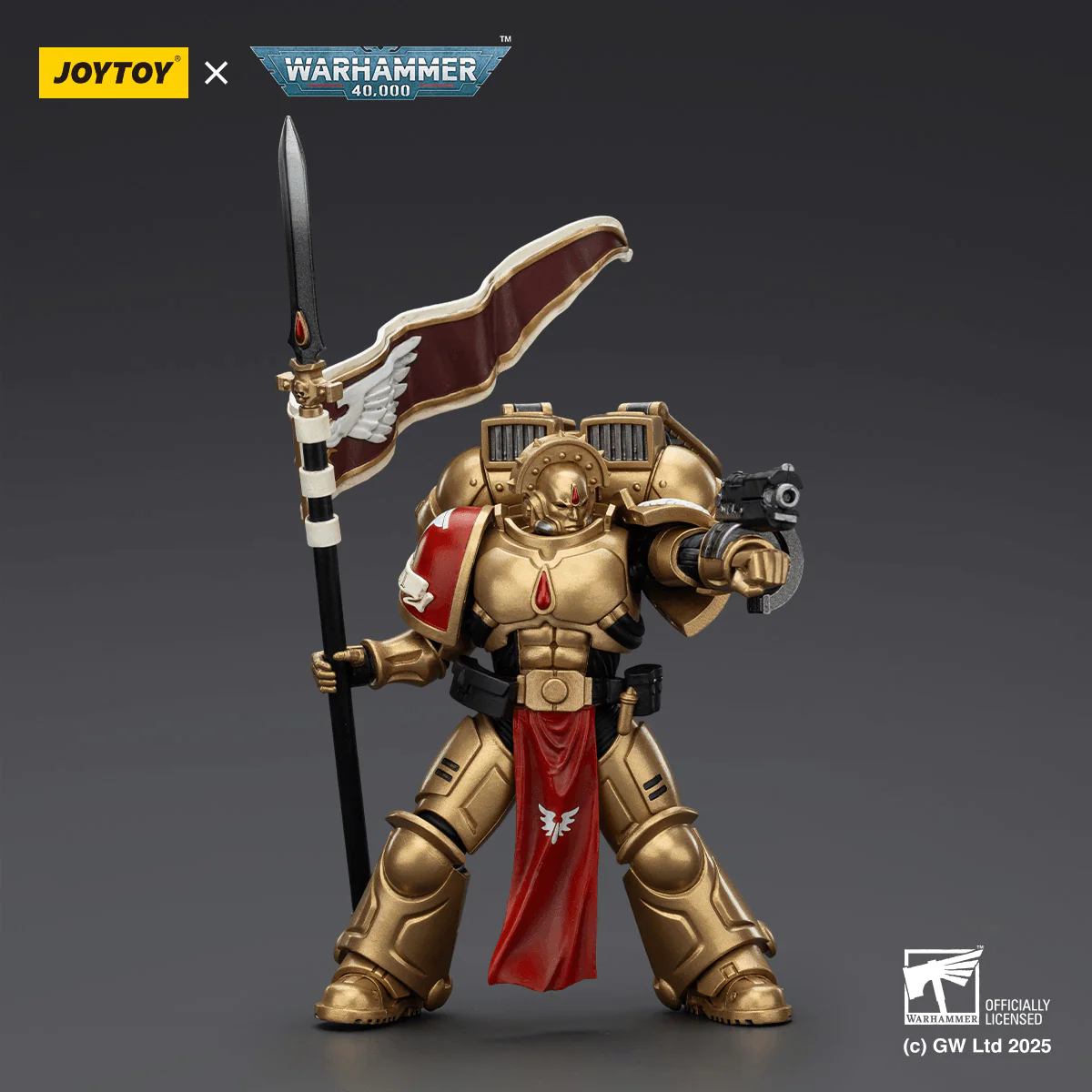 Blood Angels Sanguinary Guard 3 with Angelus Boltgun and Encarmine Spear - Image 11