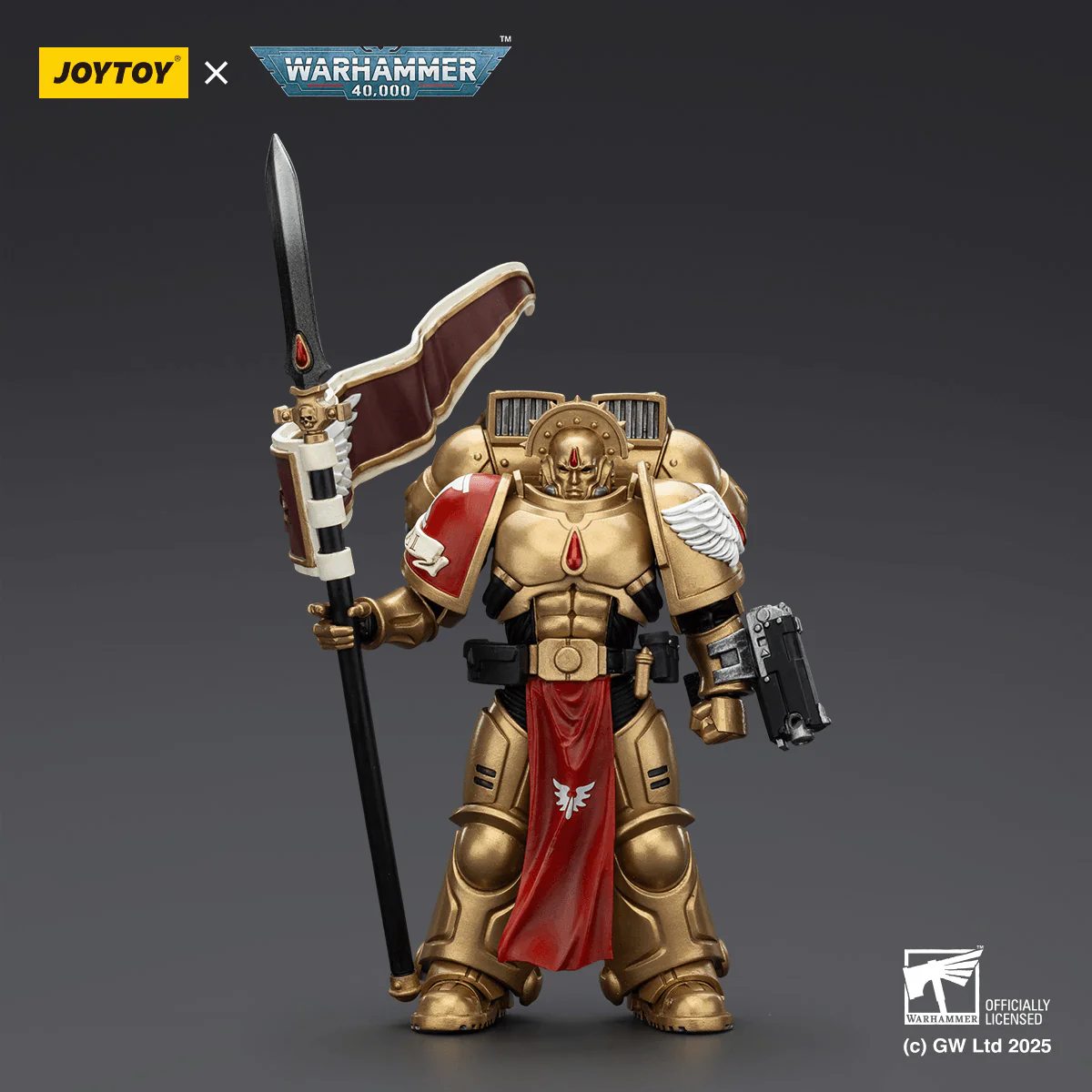 Blood Angels Sanguinary Guard 3 with Angelus Boltgun and Encarmine Spear - Image 9