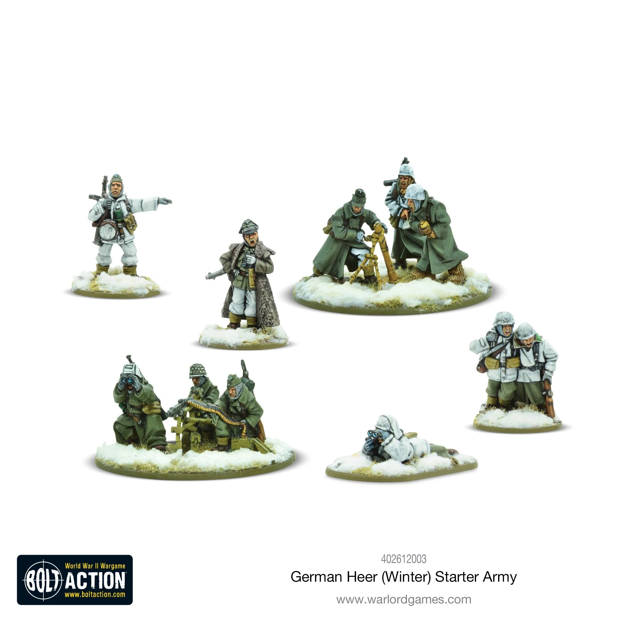 Bolt Action German Heer Winter Starter Army - Image 4