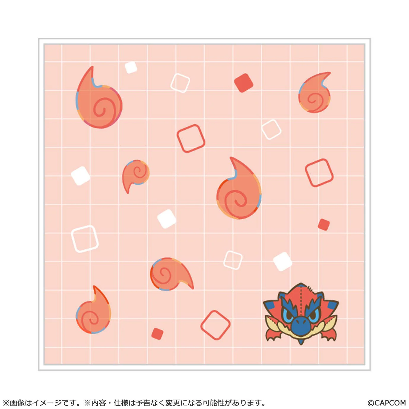 MONSTER HUNTER CHIBI STYLE Hand Towel: Rathalos