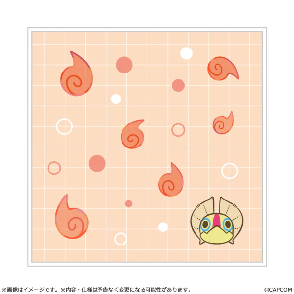 MONSTER HUNTER CHIBI STYLE Hand Towel: Yian Kut-Ku