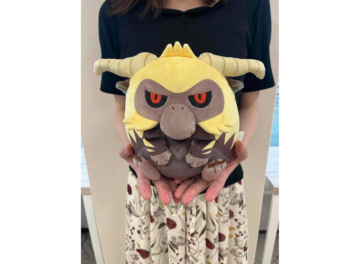 Monster Hunter Fluffy Eggshaped Plush Furious Rajang - Image 3