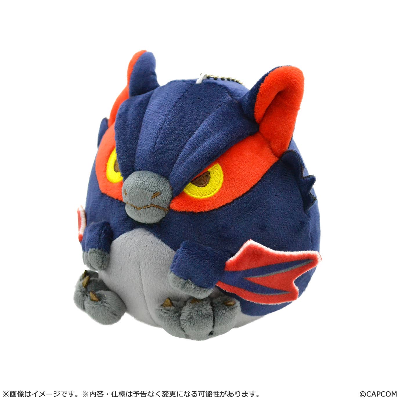 CAPCOM Monster Hunter Fluffy Eggshaped Plush Mini Nargacuga