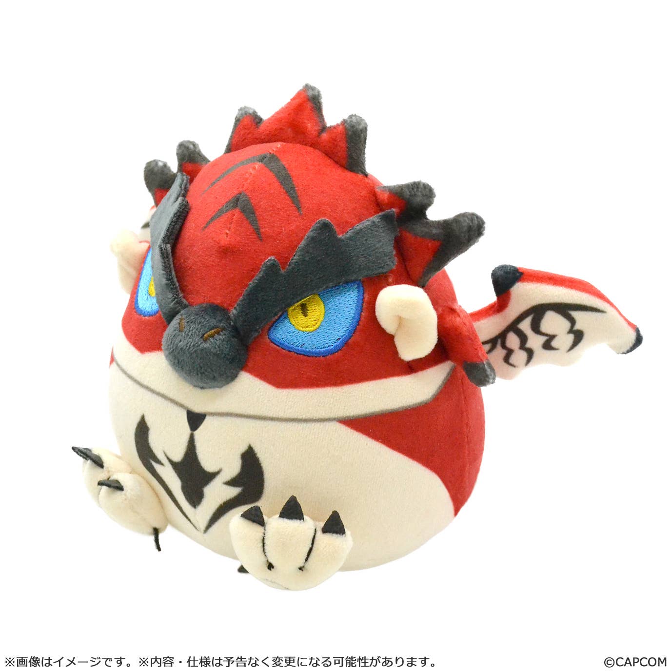 CAPCOM Monster Hunter Fluffy Eggshaped Plush Mini Rathalos