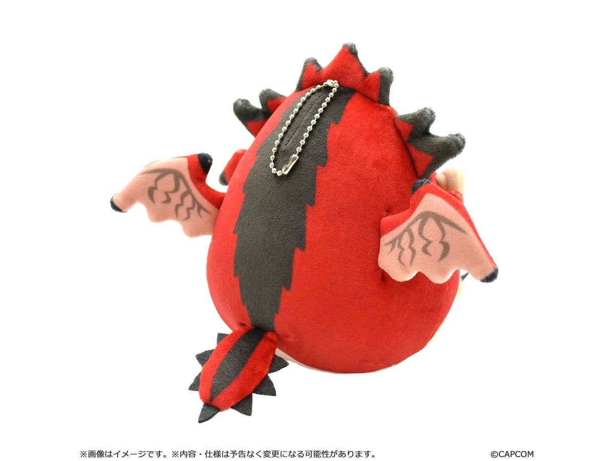 CAPCOM Monster Hunter Fluffy Eggshaped Plush Mini Rathalos - Image 2