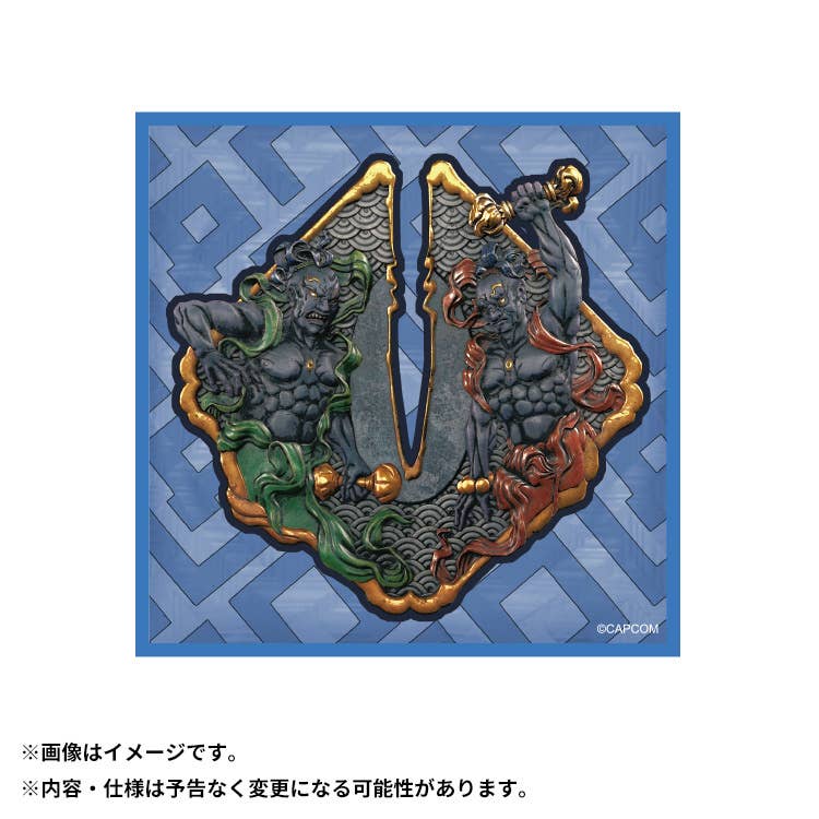 CAPCOM rubber coaster Tsuba Guard: Kijin's Specter