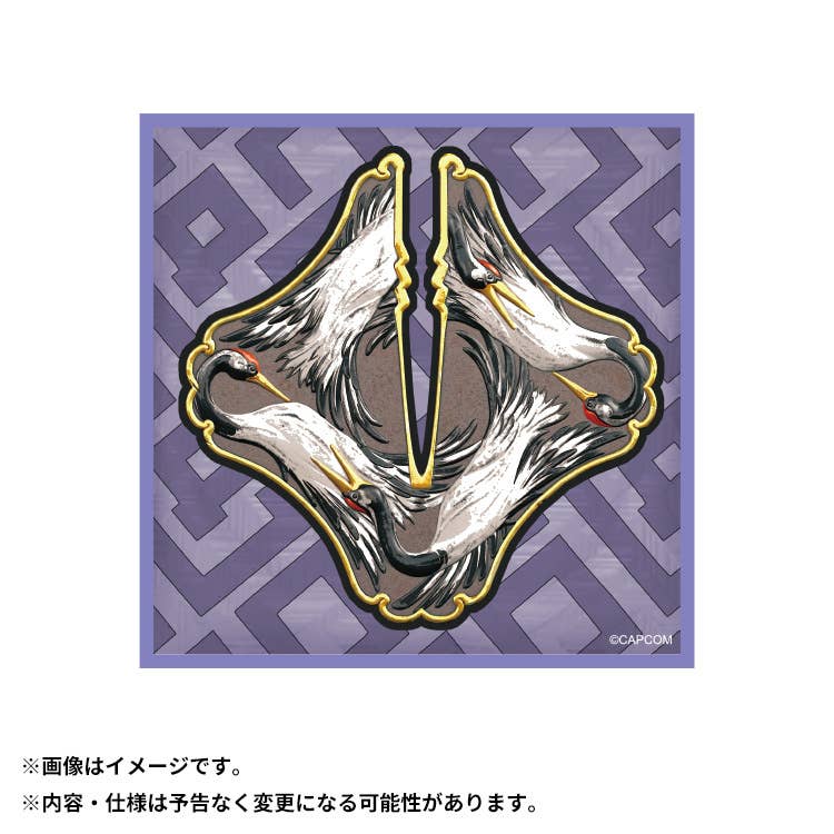 CAPCOM rubber coaster Tsuba Guard: Tenku's Wings