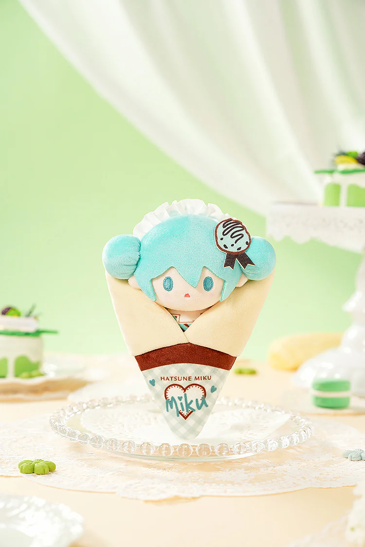 Character Vocal Series 01: Hatsune Miku Crêpe Mascot Keychain A - Image 8