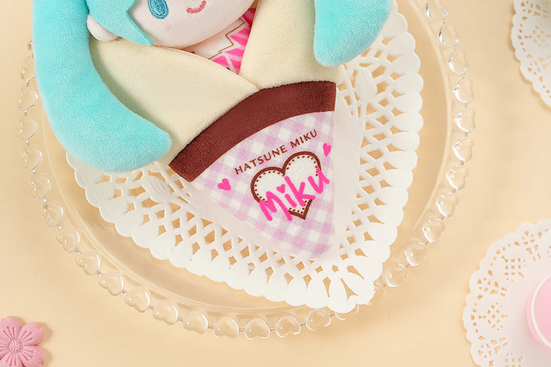 Character Vocal Series 01: Hatsune Miku Crêpe Mascot Keychain B - Image 2