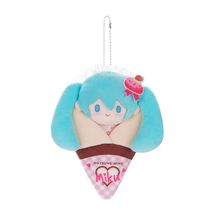 Character Vocal Series 01: Hatsune Miku Crêpe Mascot Keychain B - Image 4