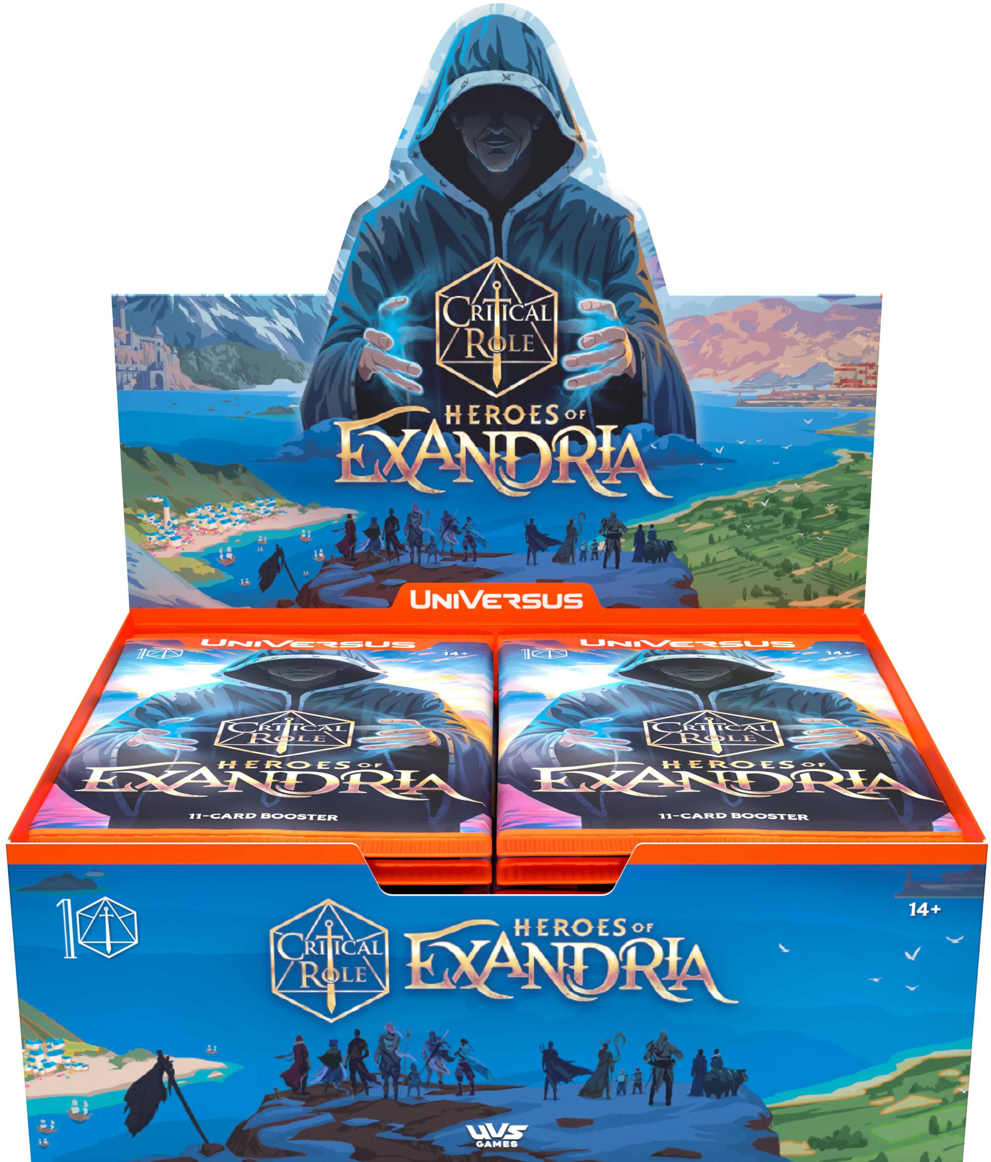 UniVersus CCG: Critical Role Heroes of Exandria- Booster Display