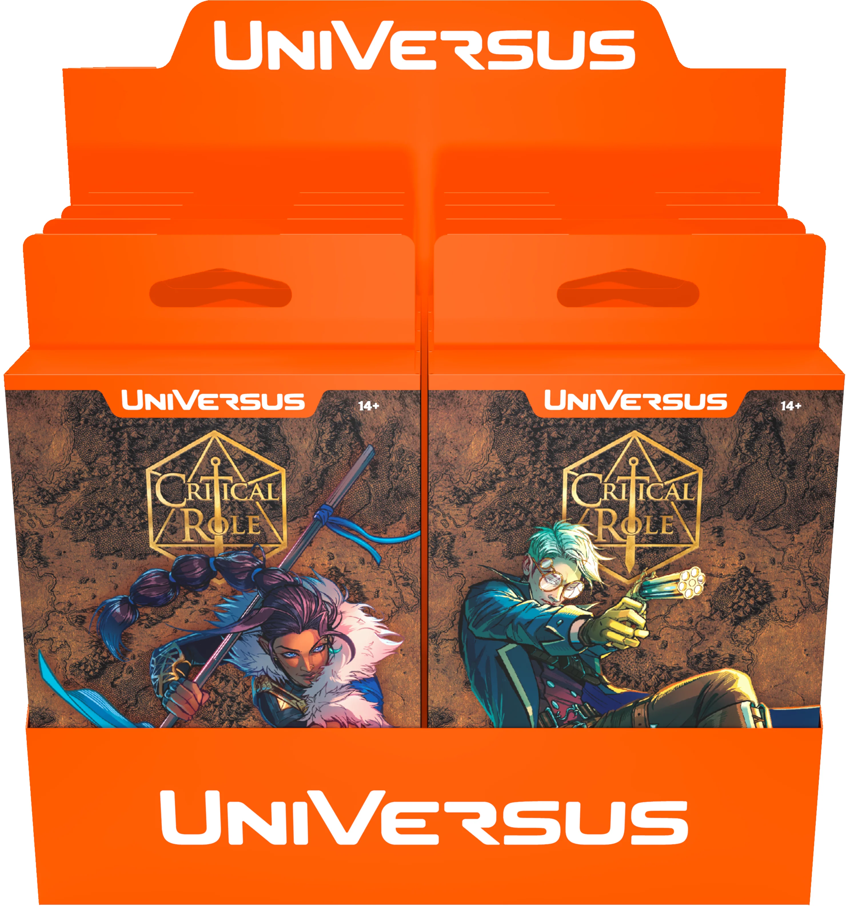 UniVersus CCG: Critical Role Heroes of Exandria- Starter Deck Display- Beau & Percy