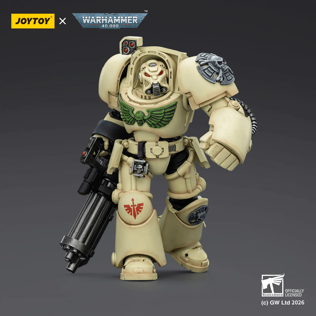 Dark Angels Deathwing Terminator 3 with Power Fist and Assault Cannon - Image 4