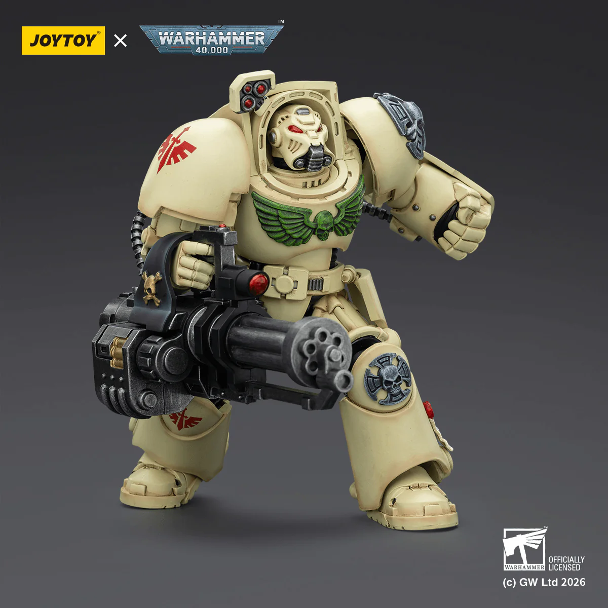 Dark Angels Deathwing Terminator 3 with Power Fist and Assault Cannon - Image 5