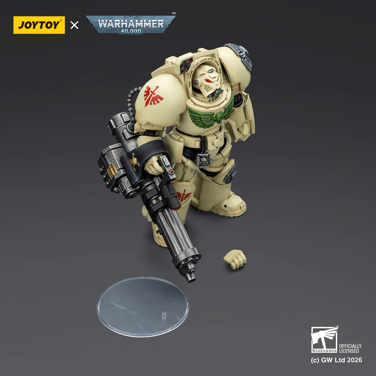 Dark Angels Deathwing Terminator 3 with Power Fist and Assault Cannon - Image 6
