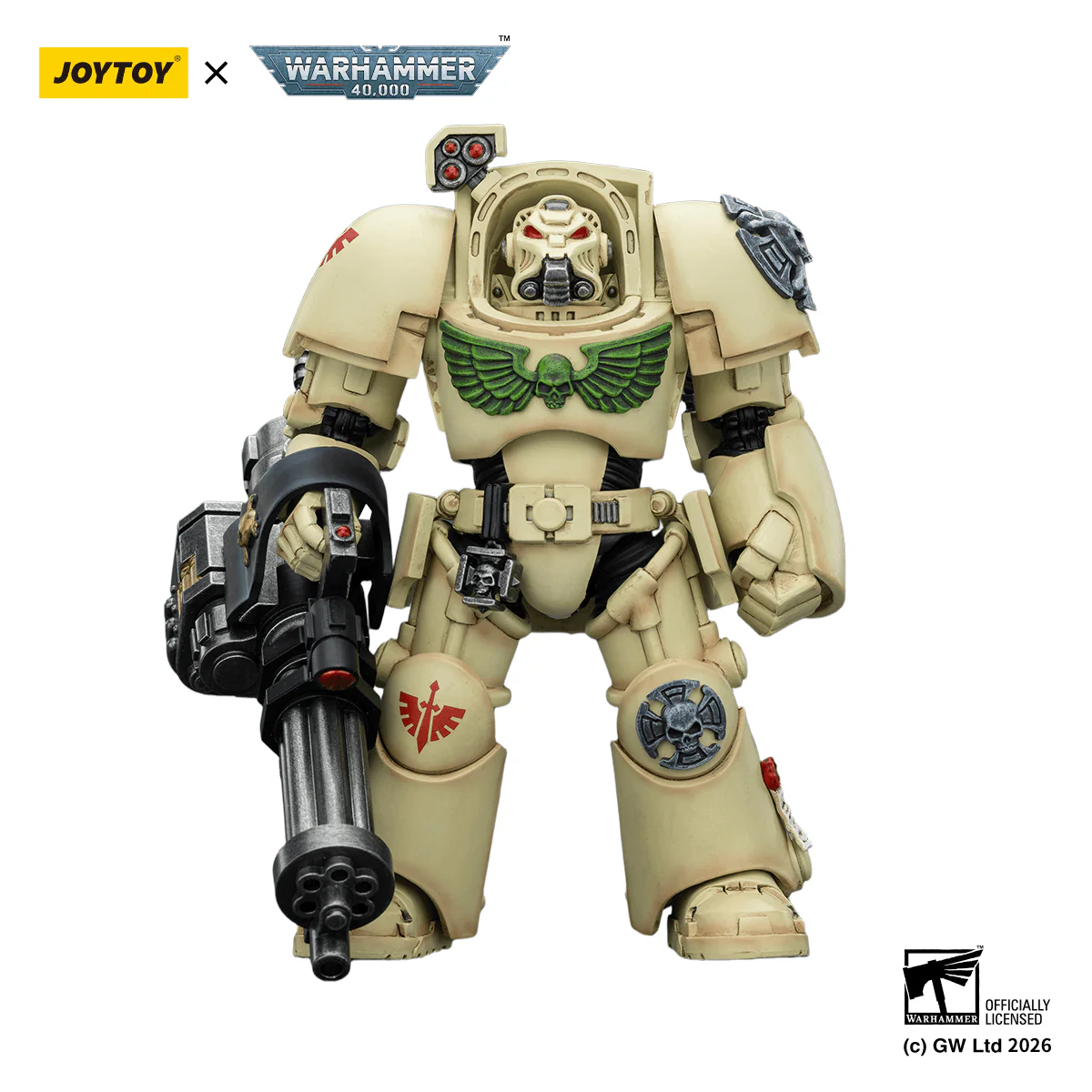 Dark Angels Deathwing Terminator 3 with Power Fist and Assault Cannon - Image 7