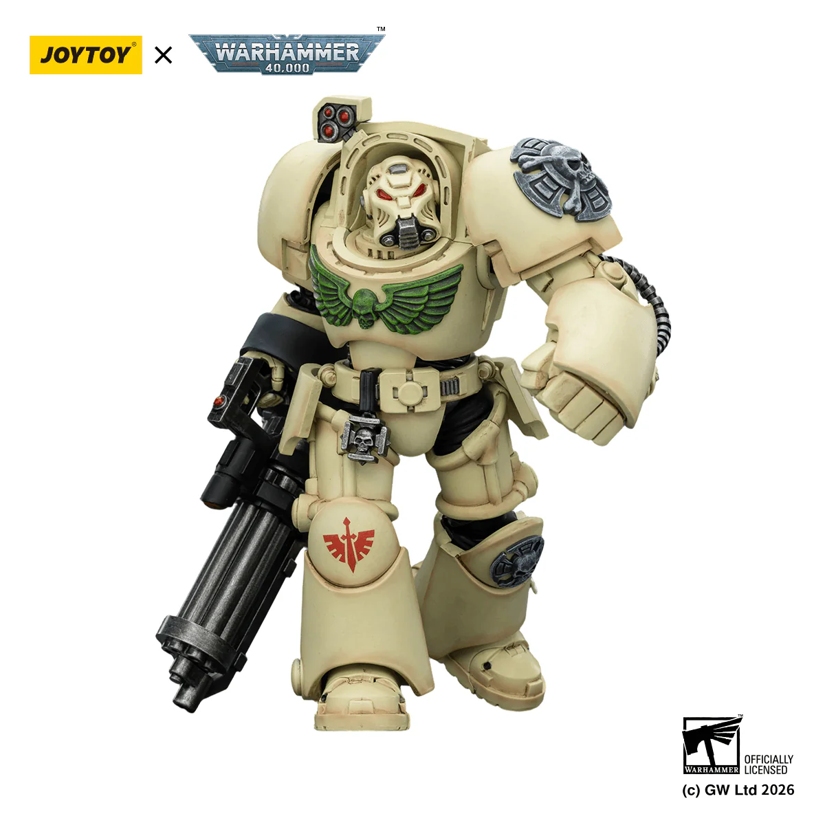 Dark Angels Deathwing Terminator 3 with Power Fist and Assault Cannon - Image 9
