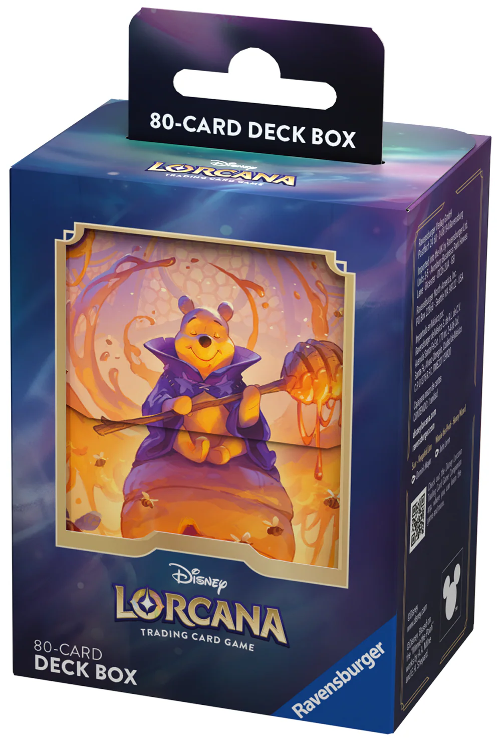 Deck Box: Disney Lorcana- Azurite Sea- Pooh, Hunny Wizard