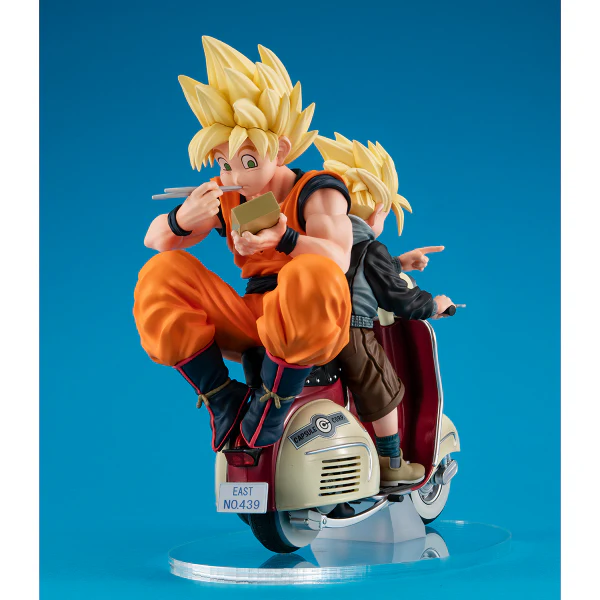 DESKTOP REAL McCOY EX Dragon Ball Z Super Saiyan Son Goku & Super Saiyan Son Gohan&Mortorbike - Image 5