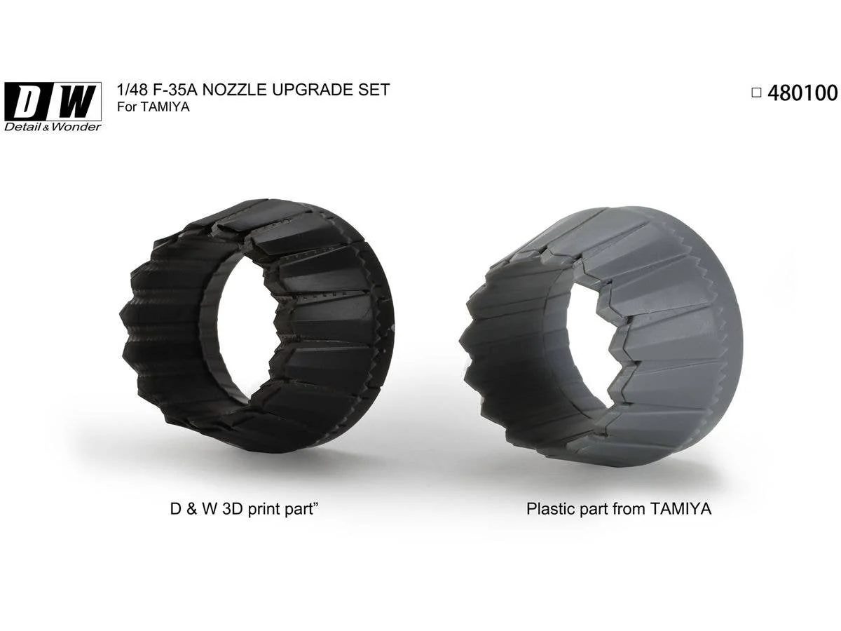 Detail & Wonder Studio 1/48 F-35A Lightning II Nozzles for TAMIYA Kit - Image 3