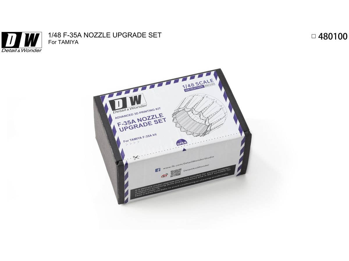 Detail & Wonder Studio 1/48 F-35A Lightning II Nozzles for TAMIYA Kit - Image 4