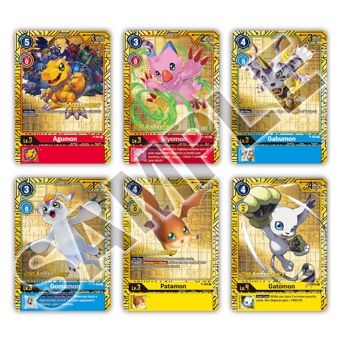 DIGIMON 2ND ANNIVERSARY SET - Image 4