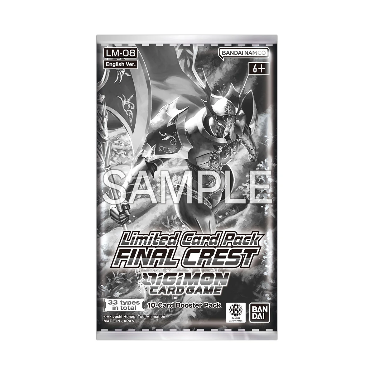 DIGIMON CG LM-08 FINAL CREST LIMITED CARD PACK - Image 2