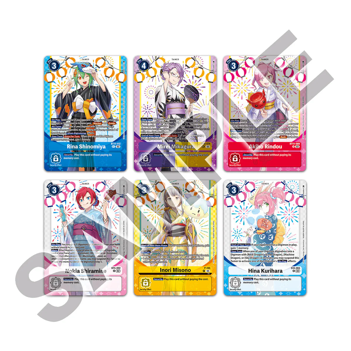 DIGIMON CG PREMIUM HEROINES SET 2 - Image 3