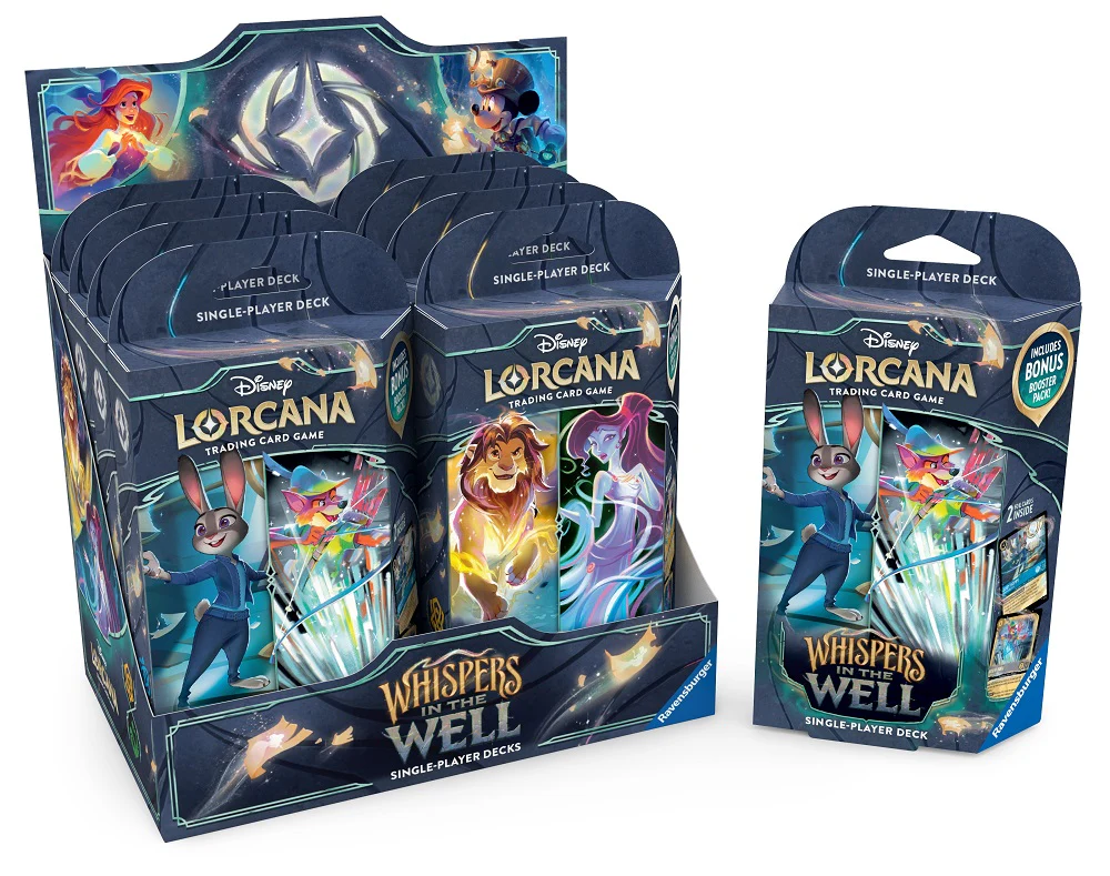 DISNEY LORCANA SET 10 WHISPERS IN THE WELL STARTER DISPLAY 8CT - Image 2