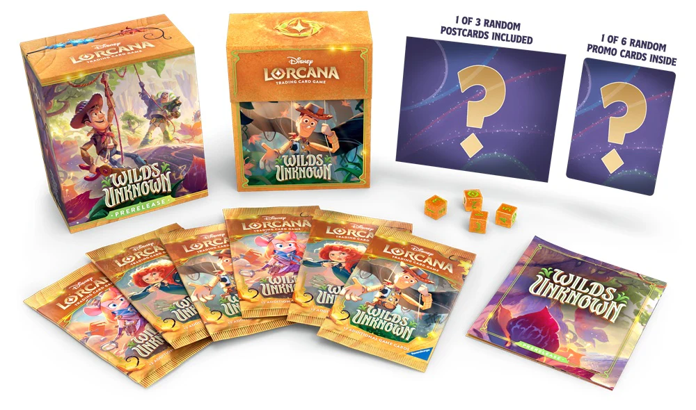 DISNEY LORCANA SET 12 WILDS UNKNOWN PRERELEASE PACK - Image 2
