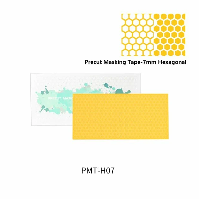 Dspiae PMT-H07 7mm Precut Masking Tape - 7mm Hexagona