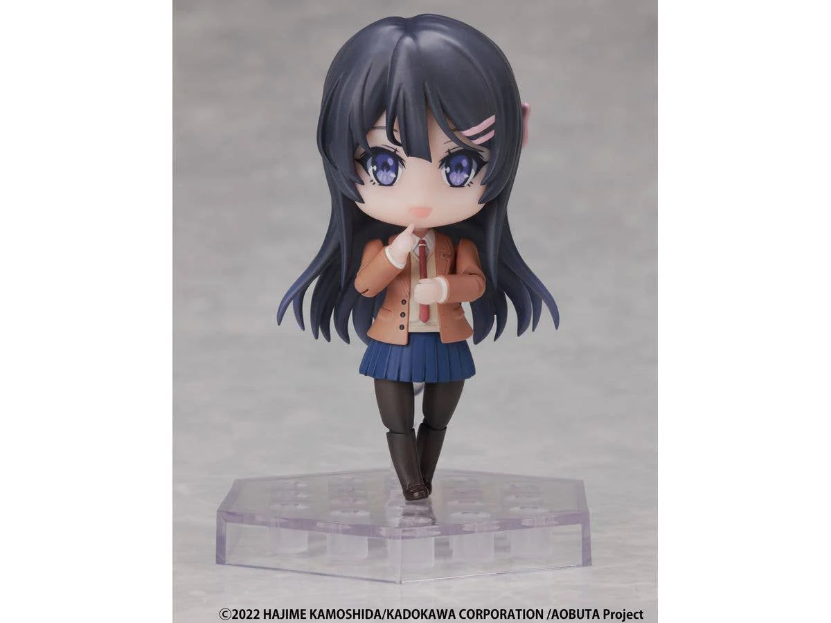 elcoco DFORM+ Rascal Does Not Dream Series Mai Sakurajima Deforme Action Figure - Image 2