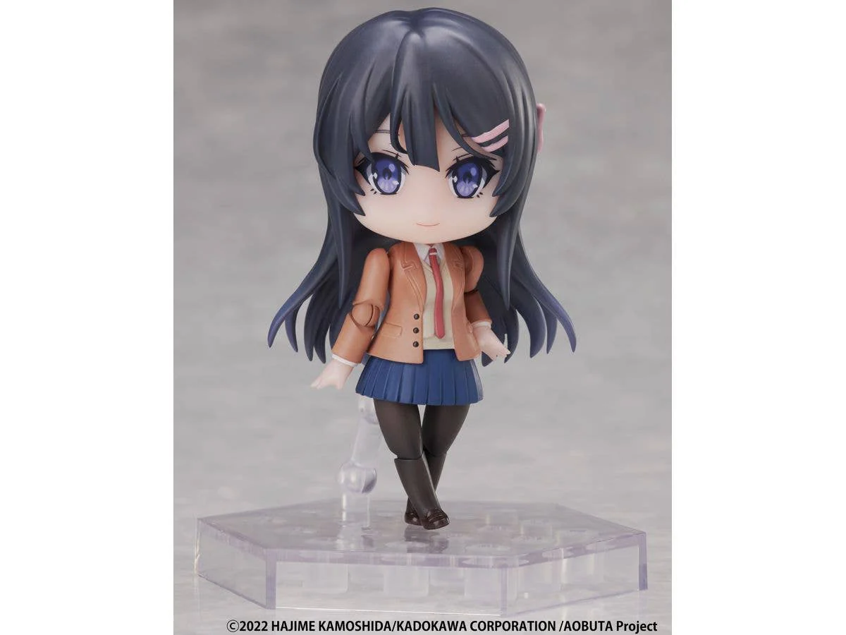 elcoco DFORM+ Rascal Does Not Dream Series Mai Sakurajima Deforme Action Figure - Image 3