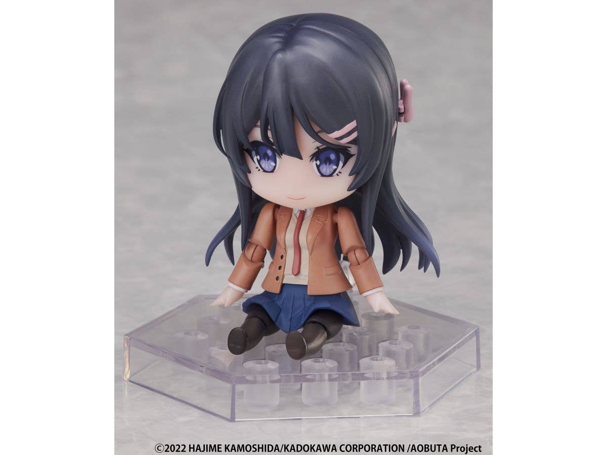 elcoco DFORM+ Rascal Does Not Dream Series Mai Sakurajima Deforme Action Figure - Image 4
