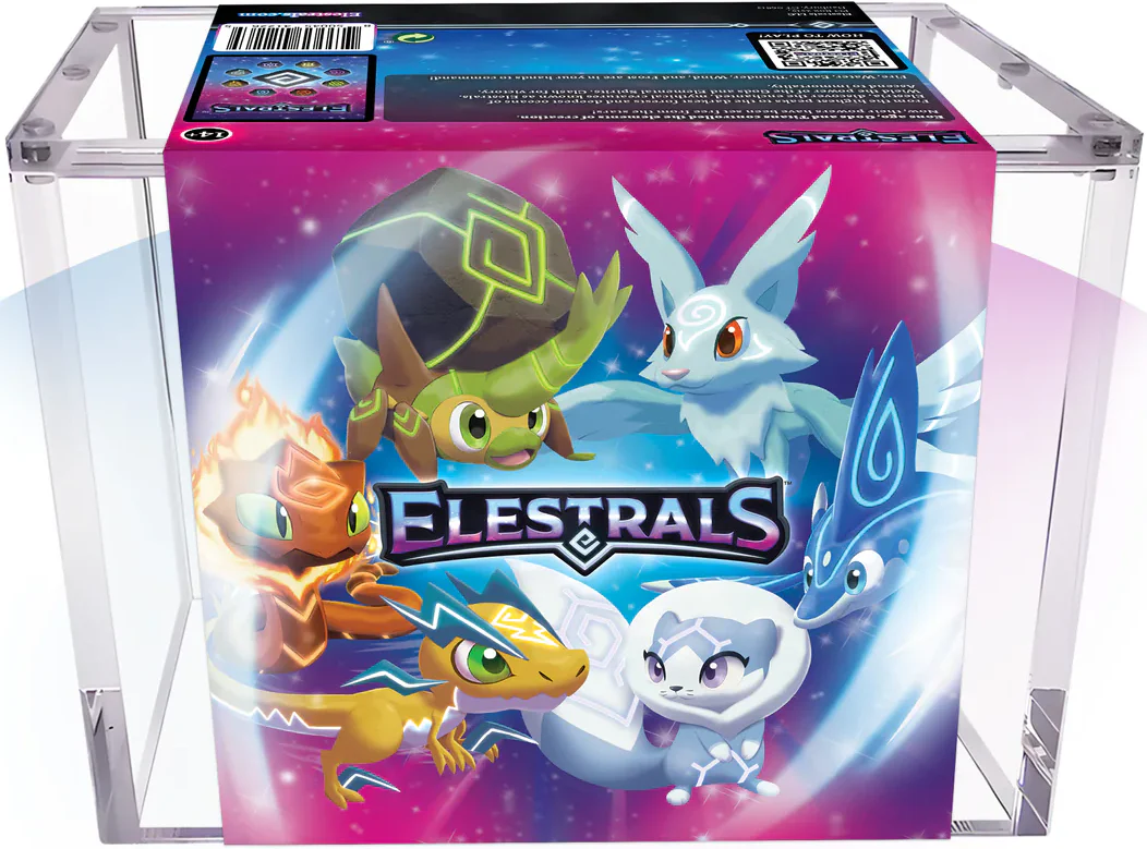 ELESTRALS 1ST EDITION ACRYLIC BOOSTER BOX DISPLAY (18)